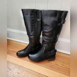 Cilla Knee boots Wide